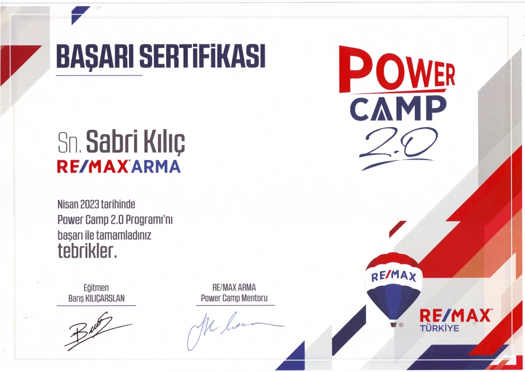 PowerCamp Başarı Sertifikası
